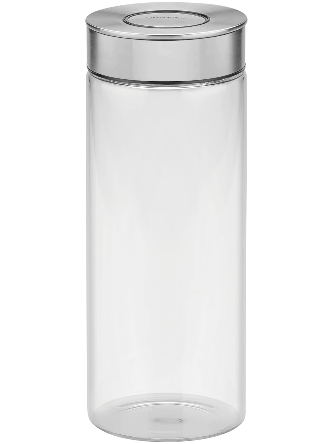 Tramontina 61227010 Purezza üveg tárolóedény fém fedővel